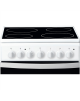 INDESIT Cooker IS5V4PHW/E Hob type Electric, Oven type Electric, White/Black, Width 50 cm, Grilling, 61 L, Depth 60 cm