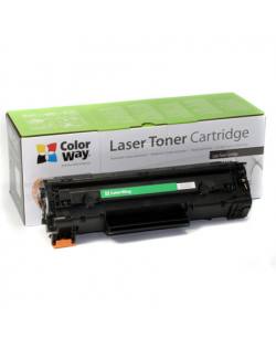 ColorWay Toner Cartridge, Black, Canon: 725, HP CE285A