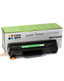 ColorWay Toner Cartridge, Black, HP CE285A (85A) Canon 725