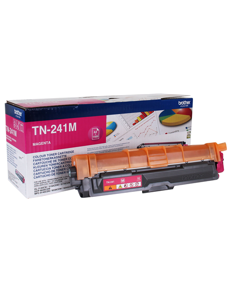 Brother TN-241M Toner Cartridge, Magenta