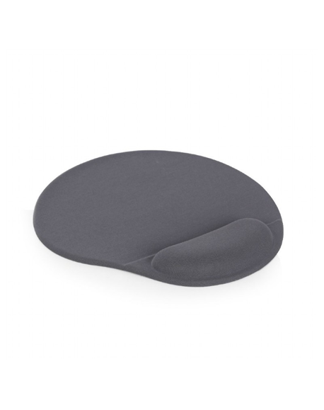 Gembird MP-GEL-GR Gel mouse pad with wrist support, grey Comfortable Grey, Gel mouse pad