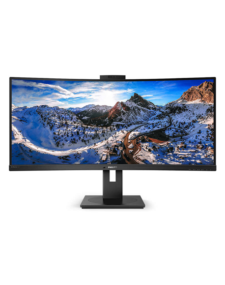 Philips Curved UltraWide 346P1CRH 34 ", VA, WQHD, 3440 x 1440, 21:9, 4 ms, 500 cd/m², Black