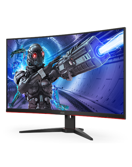 AOC Curved Gaming Monitor C32G2ZE 31.5 ", VA, FHD, 1920 x 1080, 16:9, 1 ms, 300 cd/m², Black, Headphone out (3.5mm)