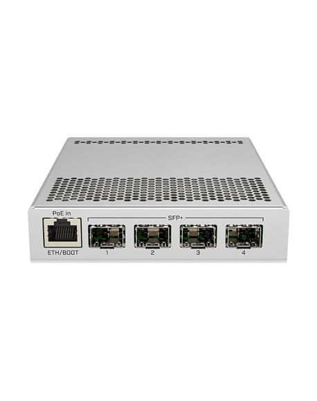 MikroTik Switch CRS305-1G-4S+IN PoE 802.3 af and PoE+ 802.3 at, Managed, Desktop, 1 Gbps (RJ-45) ports quantity 1, SFP+ ports qu