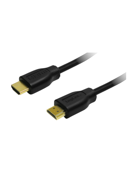 Logilink HDMI type A male,1.4 version, connection cable, Black, 3 m