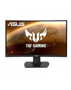 Asus TUF Gaming Curved VG24VQE 24 ", VA, FHD, 1920 x 1080 pixels, 16:9, 1 ms, 250 cd/m², Black, 1 x DisplayPort 1.2, 2 x HDMI 2.