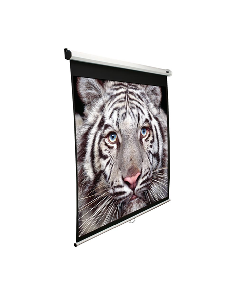 Elite Screens Manual Series M120XWV2 Diagonal 120 ", 4:3, Viewable screen width (W) 244 cm, White