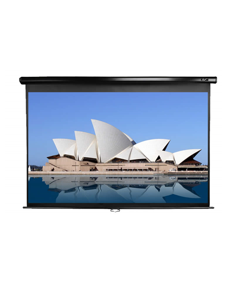 Elite Screens Manual Series M100UWH Diagonal 100 ", 16:9, Viewable screen width (W) 221 cm, Black