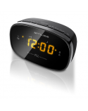 Muse Clock radio PLL M-150CR Black, Alarm function