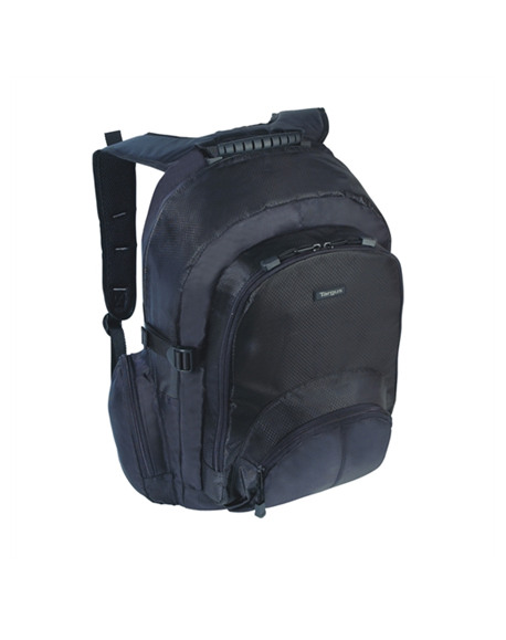 Targus Classic Fits up to size 16 ", Black, Backpack, Shoulder strap