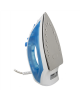 Iron Mesko MS 5023 Blue/White, 2200 W, With cord, Anti-scale system, Vertical steam function