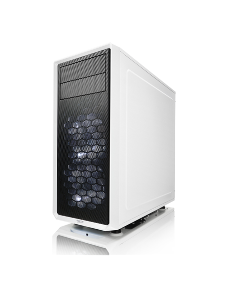 Fractal Design Focus G FD-CA-FOCUS-WT-W Side window, Left side panel - Tempered Glass, White, ATX, Power supply included No