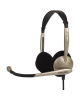 Koss Headphones CS100USB Headband/On-Ear, USB, Microphone, Gold, Noice canceling,