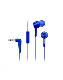 Panasonic Canal type RP-TCM115E-A In-ear, 3.5mm (1/8 inch), Microphone, Blue,