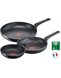 TEFAL B5569153 Simple Cook Set of 3 Frying, Diameter 20 / 24 / 28 cm