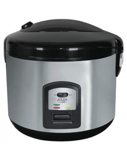 Adler AD 6406 Rice cooker Adler AD 6406 1,5 L, Black, Stainless steel, Lid included