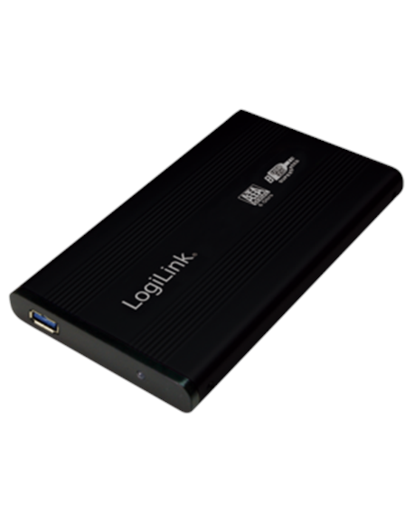 Logilink External hard drive enclosure, black 2.5", SATA, USB 3.0