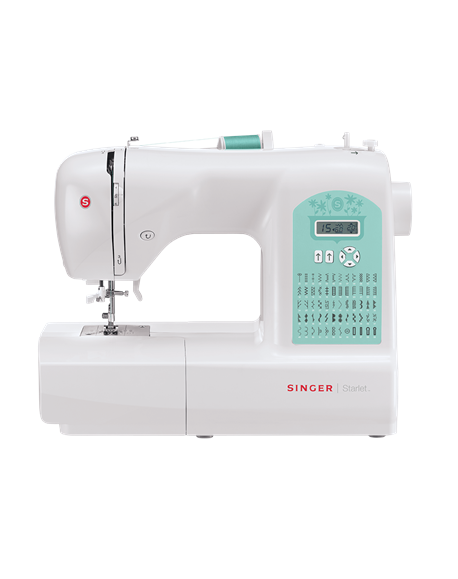 Sewing machine Singer STARLET 6660 White, Number of stitches 60, Number of buttonholes 4, Automatic threading