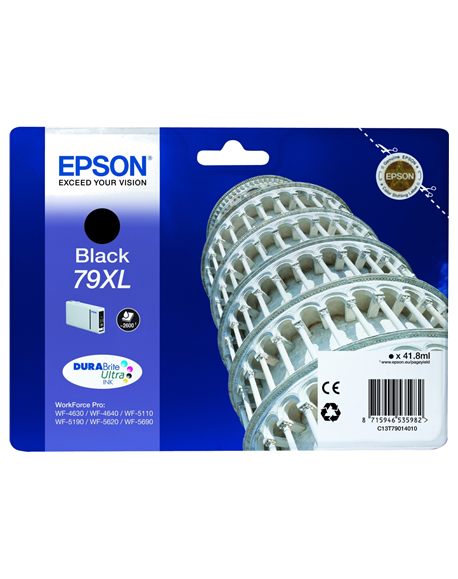 Epson 79XL C13T79014010 Inkjet cartridge, Black