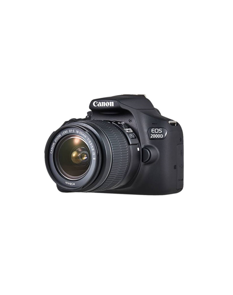 Canon EOS 2000D 18-55 III EU26 SLR Camera Kit, Megapixel 24.1 MP, Image stabilizer, ISO 12800, Display diagonal 3.0 ", Wi-Fi, Vi