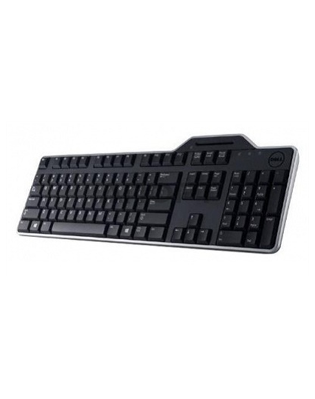 Dell KB-813 Keyboard layout Qwerty, Black, with smart card reader, Russsian