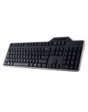 Dell KB-813 Keyboard layout Qwerty, Black, with smart card reader, Russsian