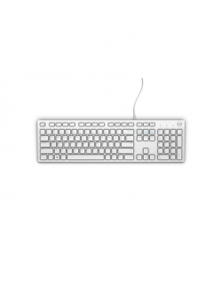 Dell KB216 Multimedia, Wired, Keyboard layout EN, USB, White, English,