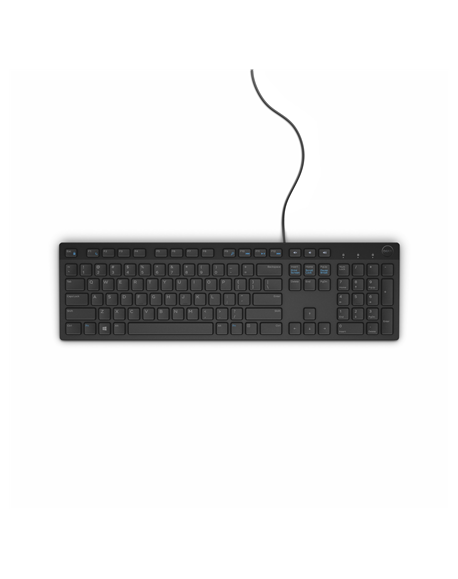 Dell KB216 Standard, Wired, Keyboard layout Russian, Black, Russian, Numeric keypad, 503 g