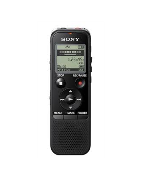 Sony Digital Voice Recorder ICD-PX470 Black, Stereo, MP3/L-PCM, 59 Hrs 35 min, MP3 playback