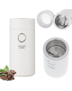 Adler Coffee grinder AD4446wg 150 W, Coffee beans capacity 75 g, Lid safety switch, White