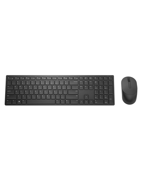 Dell Pro Keyboard and Mouse KM5221W Wireless, Wireless (2.4 GHz), Batteries included, US International (QWERTY), Black