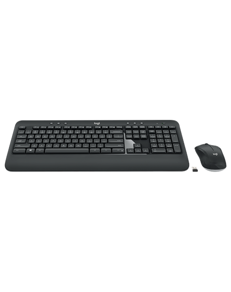 Logitech MK540 Advanced Wireless Keyboard and mouse pack, USB, Keyboard layout QWERTY, USB, Black, Wireless connection, US