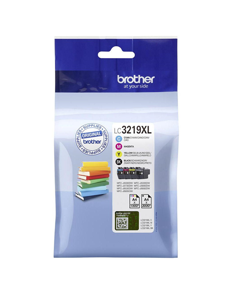 Brother LC3219XLVALDR Ink cartridges, Black, Cyan, Magenta, Yellow