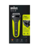 Braun Shaver 300s Operating time (max) 30 min, Black/Green