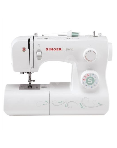 Sewing machine Singer Talent SMC 3321 White, Number of stitches 21, Number of buttonholes 1, Automatic threading