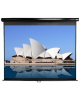 Elite Screens Manual Series M113UWS1 Diagonal 113 ", 1:1, Viewable screen width (W) 203 cm, Black