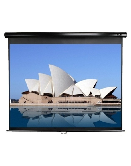 Elite Screens Manual Series M113UWS1 Diagonal 113 ", 1:1, Viewable screen width (W) 203 cm, Black