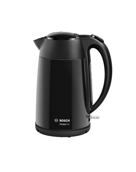 Bosch Kettle DesignLine TWK3P423 Electric, 2400 W, 1.7 L, Stainless steel, 360° rotational base, Jet black polished