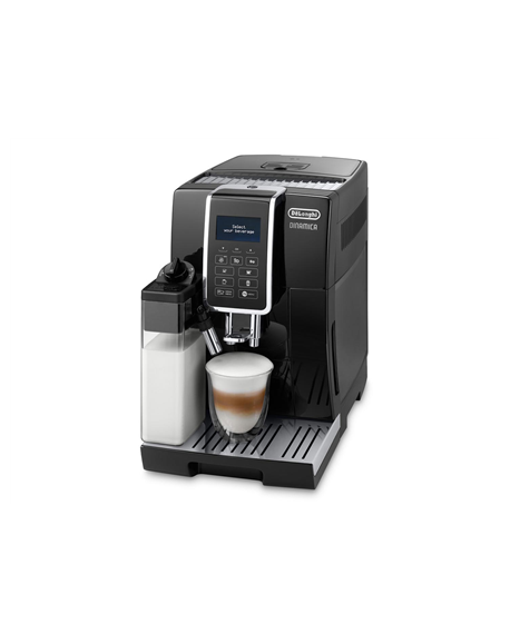 Delonghi Coffee maker DINAMICA ECAM 350.55 B Pump pressure 15 bar, Built-in milk frother, Fully automatic, 1450 W, Black