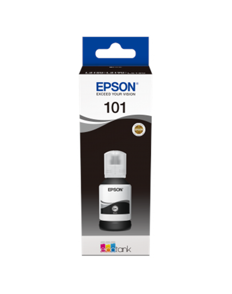 Epson 101 EcoTank BK Ink Bottle, Black