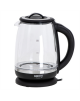 Camry Kettle CR 1290 Standard, 2200 W, 2 L, Plastic/glass, Black/Transparent, 360° rotational base