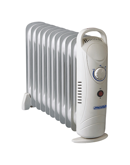 Mesko MS 7806 Oil Filled Radiator, 1200 W, Number of fins 11, White