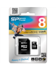 Silicon Power 8 GB, MicroSDHC, Flash memory class 10, SD adapter