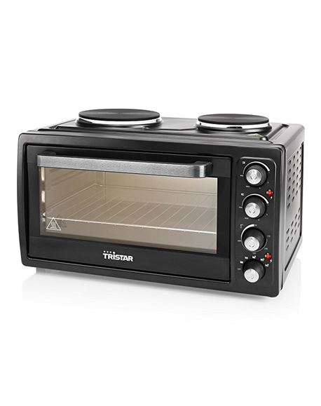 Tristar Electric mini oven OV-1443 38 L, Table top, Black, Rotary knobs