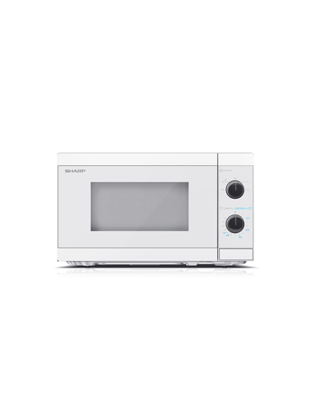 Sharp Microwave Oven YC-MS01E-C Free standing, 20 L, 800 W, White