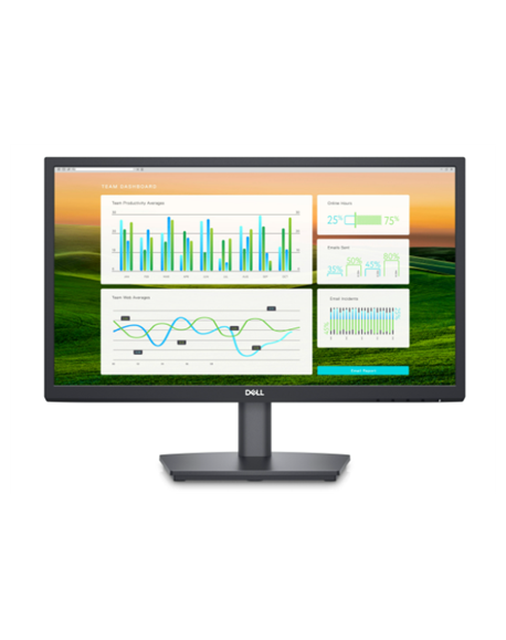 Dell LCD monitor E2222HS 22 ", VA, FHD, 1920 x 1080, 16:9, 5 ms, 250 cd/m², Black, HDMI ports quantity 1, 60 Hz