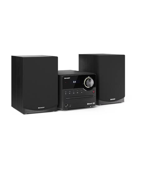 Sharp XL-B512(BK) Hi-Fi Micro System, CD/FM/USB/Bluetooth v5.0, 45W, Black