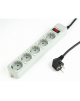 Power Cube SPG3-B-6C surge protector, 5 sockets, 6ft Gembird