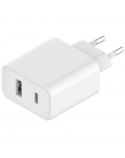 Xiaomi Wall Charger (Type-A+Type-C) EU Mi 33W Fast charging, White, 33 W