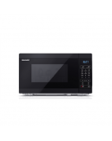 Sharp Microwave Oven with Grill YC-MG02E-B Free standing, 800 W, Grill, Black